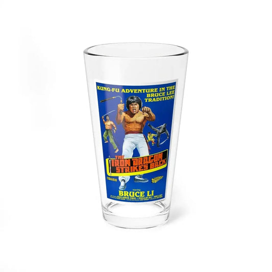 THE IRON DRAGON STRIKES BACK 1979 Movie Poster - Pint Glass 16oz 16oz - Go Mug Yourself
