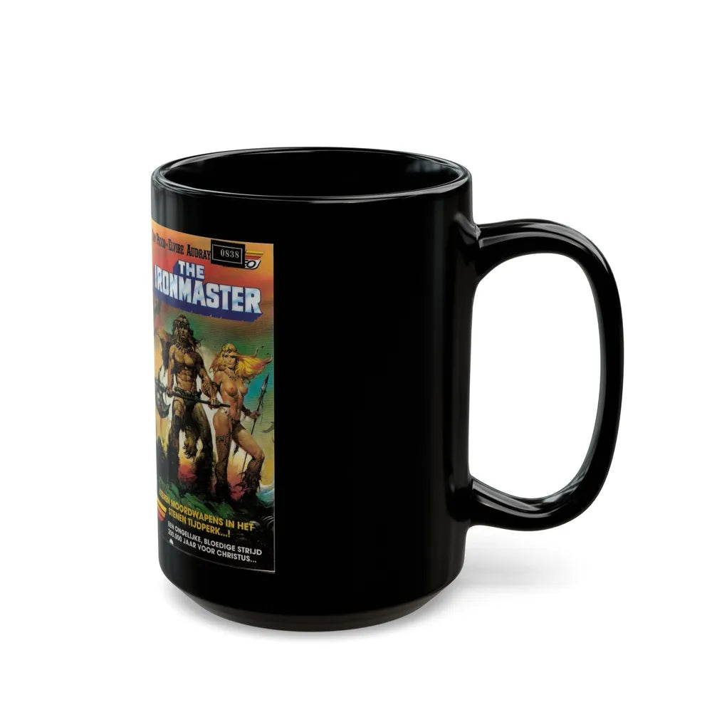 THE IRONMASTER (VHS COVER) - Black Coffee Mug-Go Mug Yourself