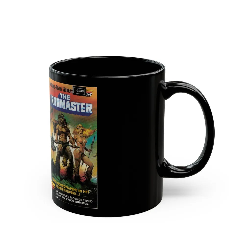 THE IRONMASTER (VHS COVER) - Black Coffee Mug-Go Mug Yourself