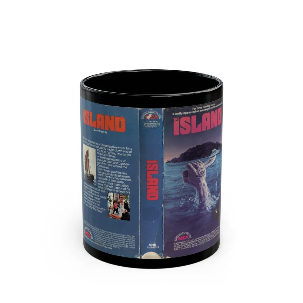 THE ISLAND (VHS COVER) - Black Coffee Mug-11oz-Go Mug Yourself