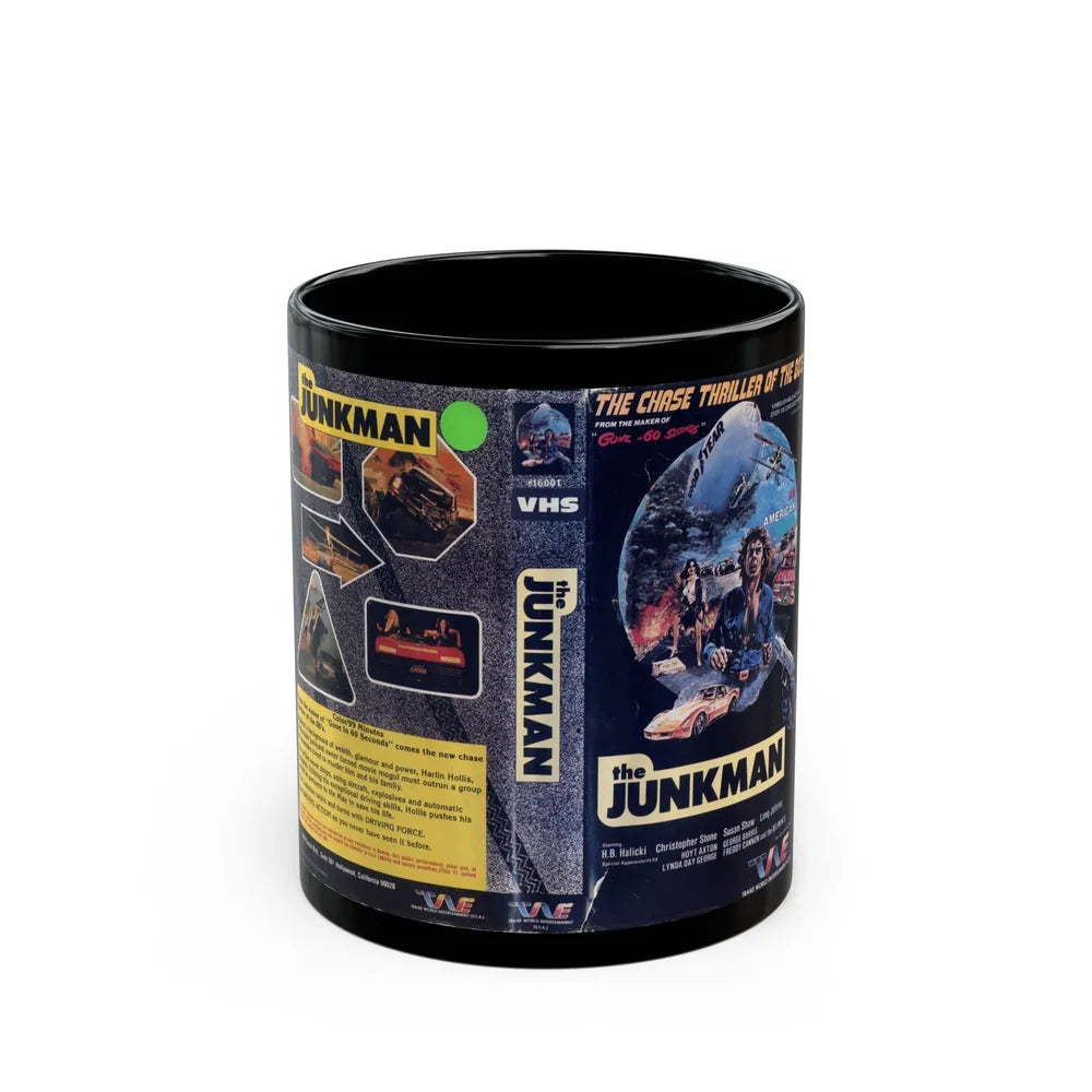 THE JUNKMAN (VHS COVER) - Black Coffee Mug-11oz-Go Mug Yourself
