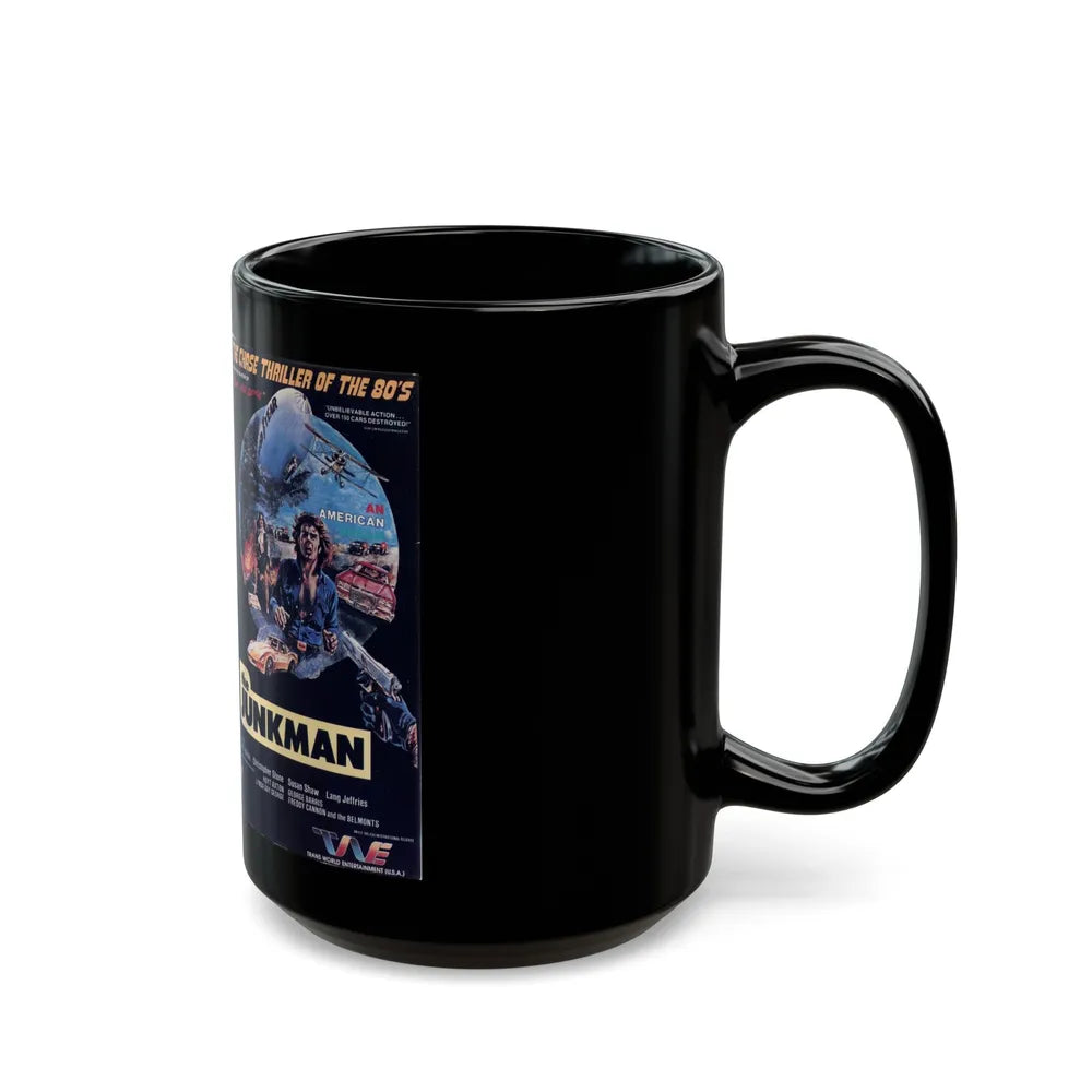 THE JUNKMAN (VHS COVER) - Black Coffee Mug-Go Mug Yourself