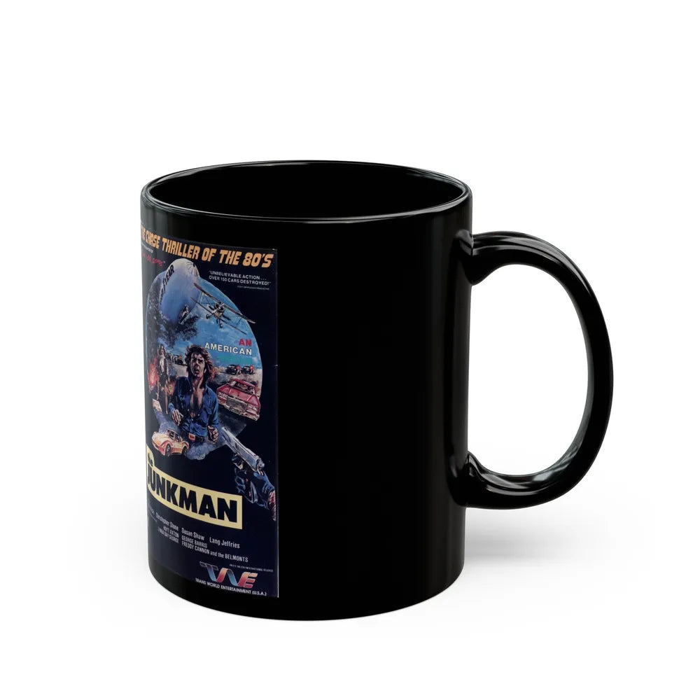 THE JUNKMAN (VHS COVER) - Black Coffee Mug-Go Mug Yourself