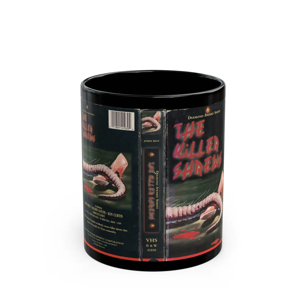 THE KILLER SHREWS (VHS COVER) - Black Coffee Mug-11oz-Go Mug Yourself