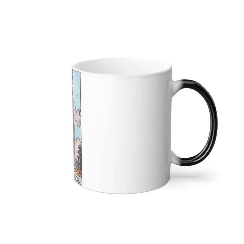 The King of Swords (Tarot Card) Color Changing Mug 11oz - Go Mug Yourself