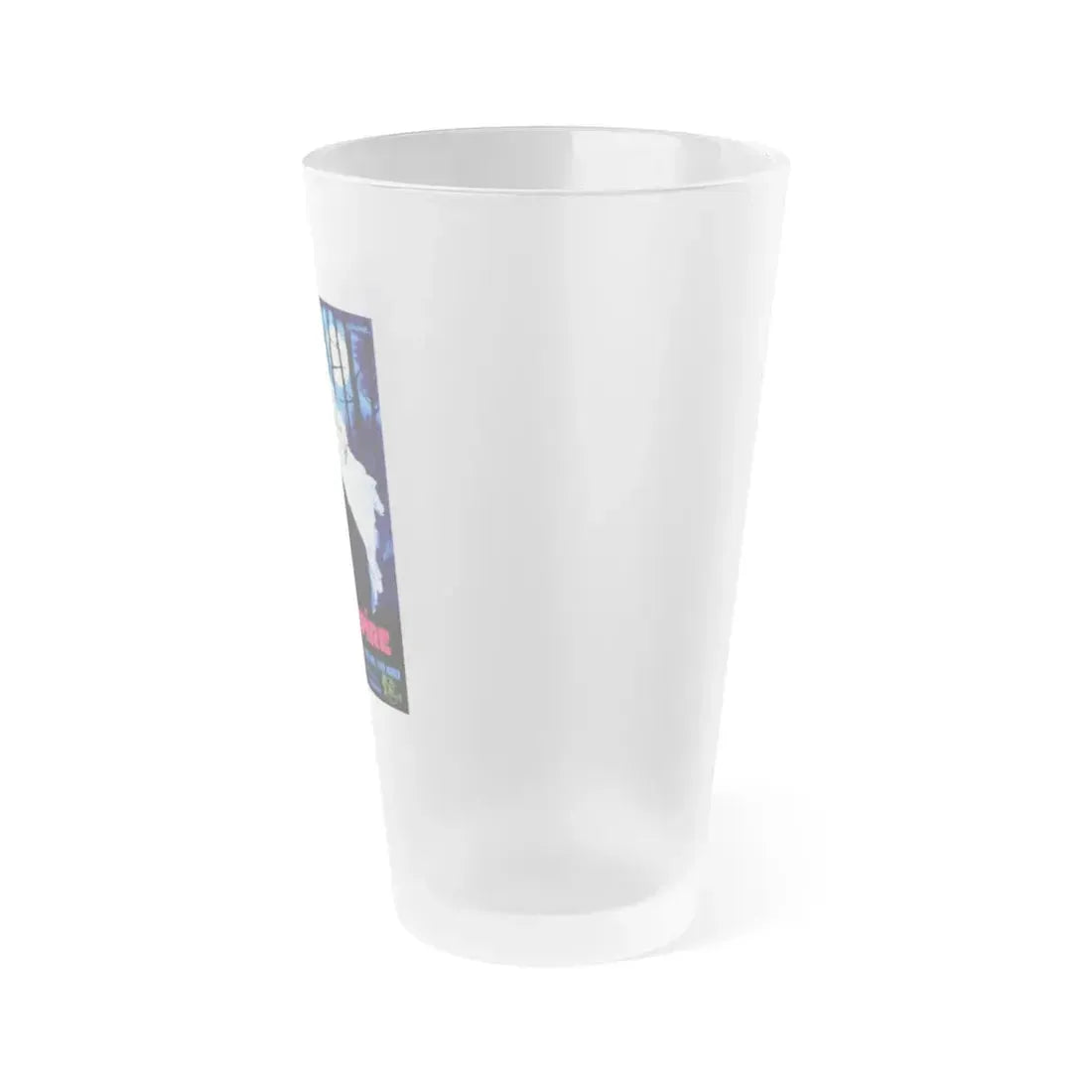 THE KISS OF THE VAMPIRE 1963 Movie Poster - Frosted Pint Glass 16oz - Go Mug Yourself
