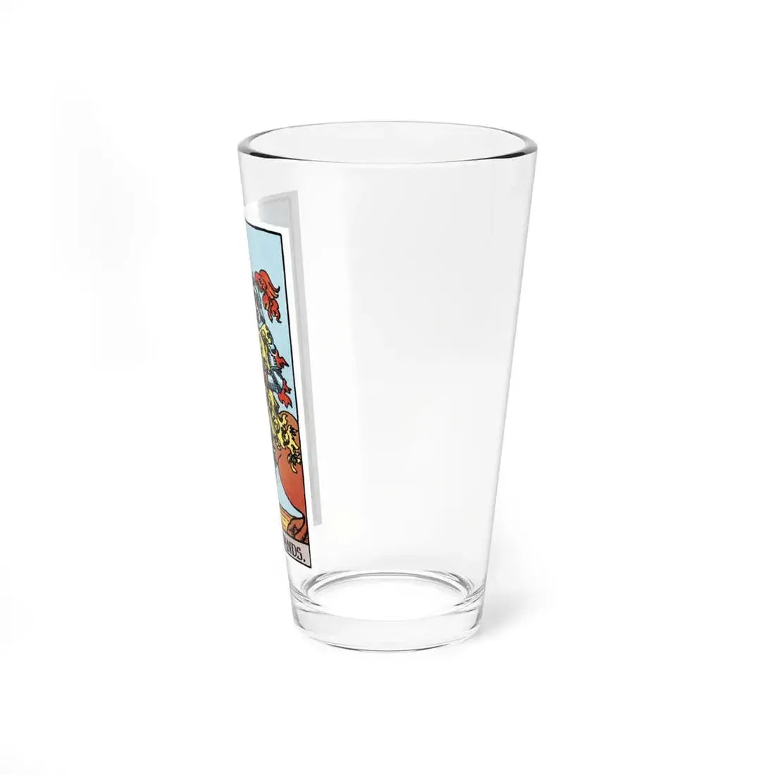 The Knight of Wands (Tarot Card) Pint Glass 16oz - Go Mug Yourself