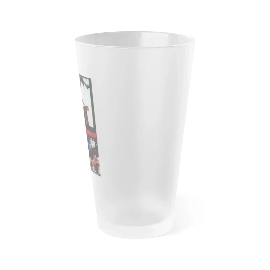 THE LAST CANNIBAL WORLD (DANISH) 1977 Movie Poster - Frosted Pint Glass 16oz - Go Mug Yourself