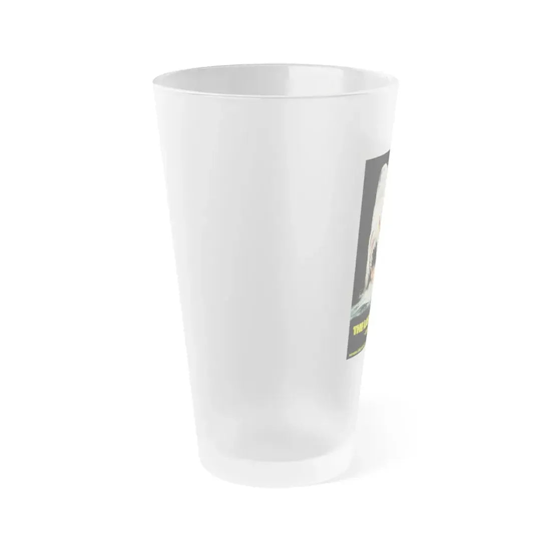 THE LAST JAWS (DANISH) 1981 Movie Poster - Frosted Pint Glass 16oz - Go Mug Yourself