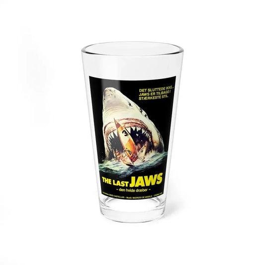 THE LAST JAWS (DANISH) 1981 Movie Poster - Pint Glass 16oz 16oz - Go Mug Yourself