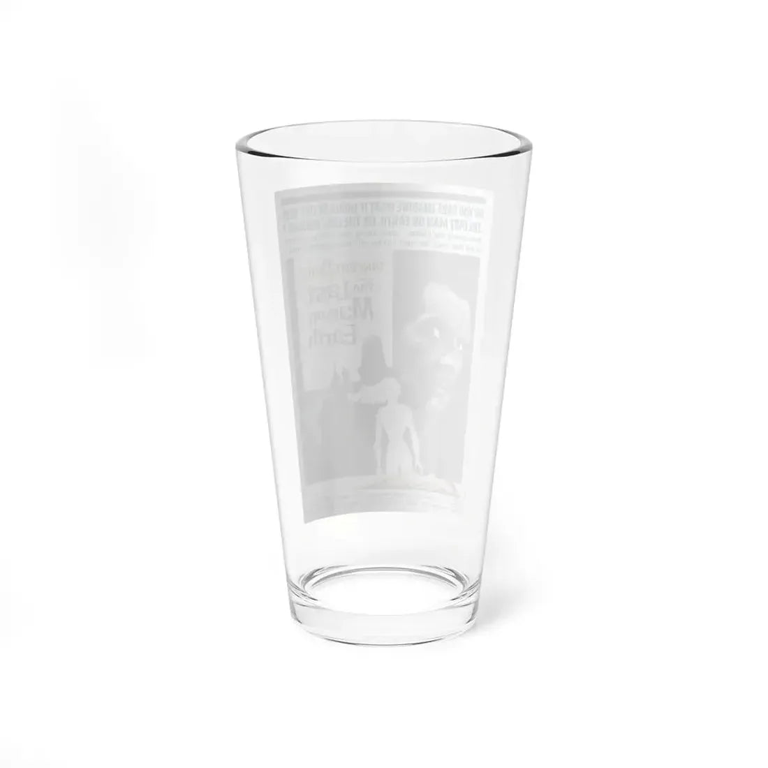 THE LAST MAN ON EARTH 1964 Movie Poster - Pint Glass 16oz - Go Mug Yourself