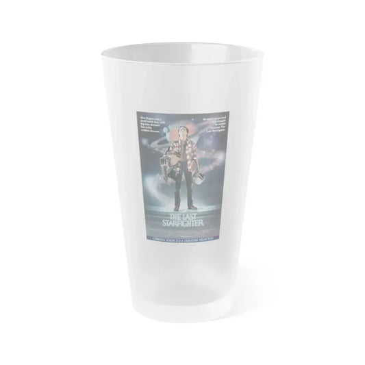 THE LAST STARFIGHTER (TEASER) 1984 Movie Poster - Frosted Pint Glass 16oz 16oz Frosted - Go Mug Yourself