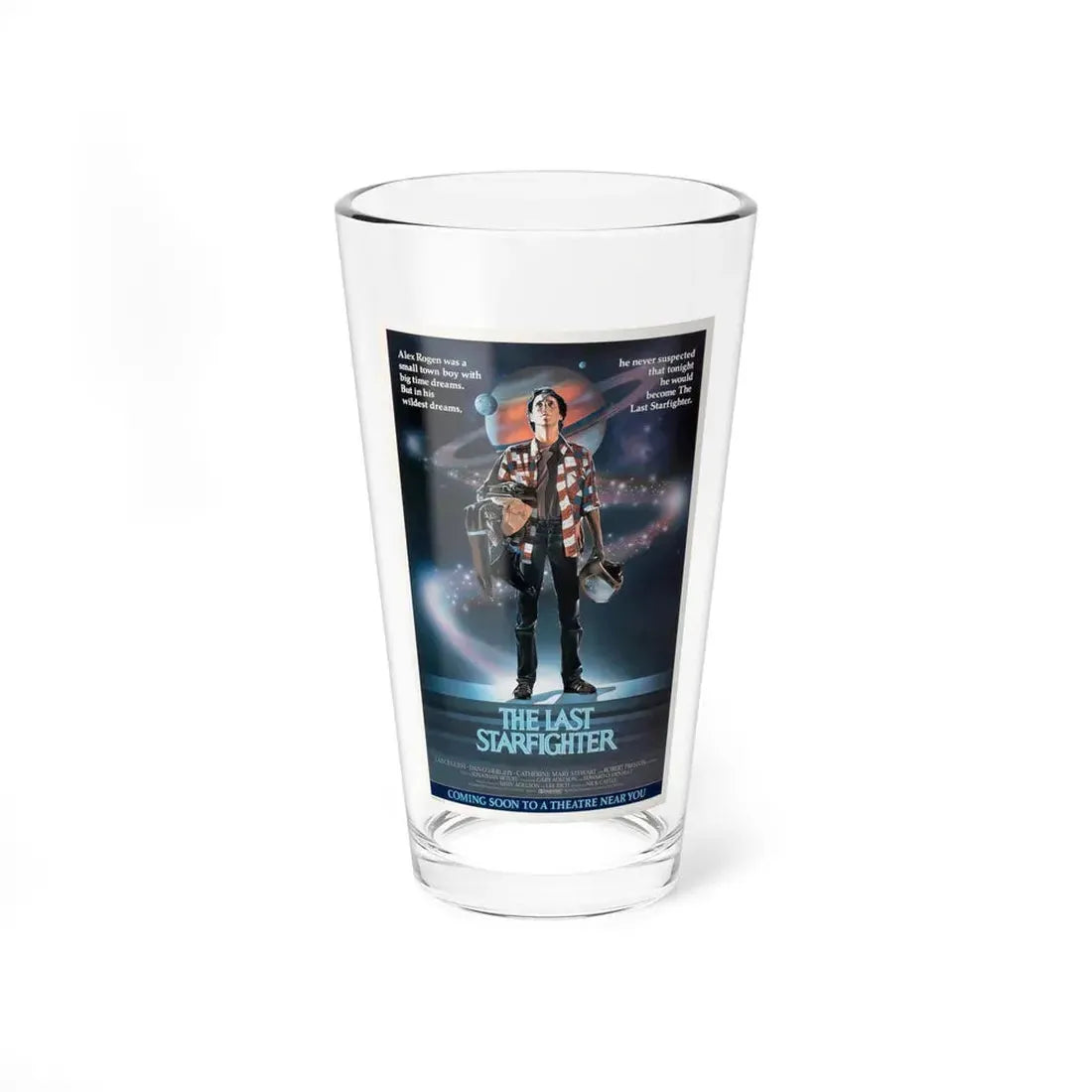 THE LAST STARFIGHTER (TEASER) 1984 Movie Poster - Pint Glass 16oz 16oz - Go Mug Yourself