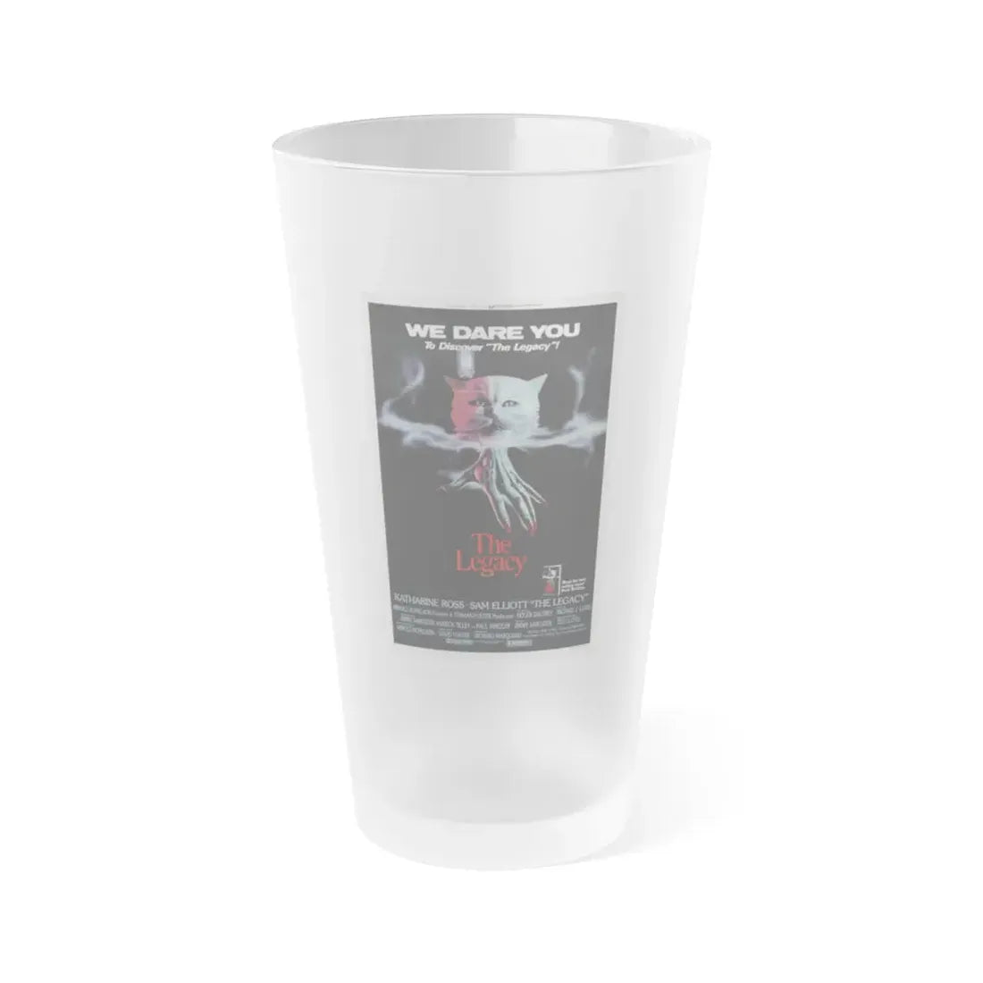THE LEGACY 1978 Movie Poster - Frosted Pint Glass 16oz 16oz Frosted - Go Mug Yourself