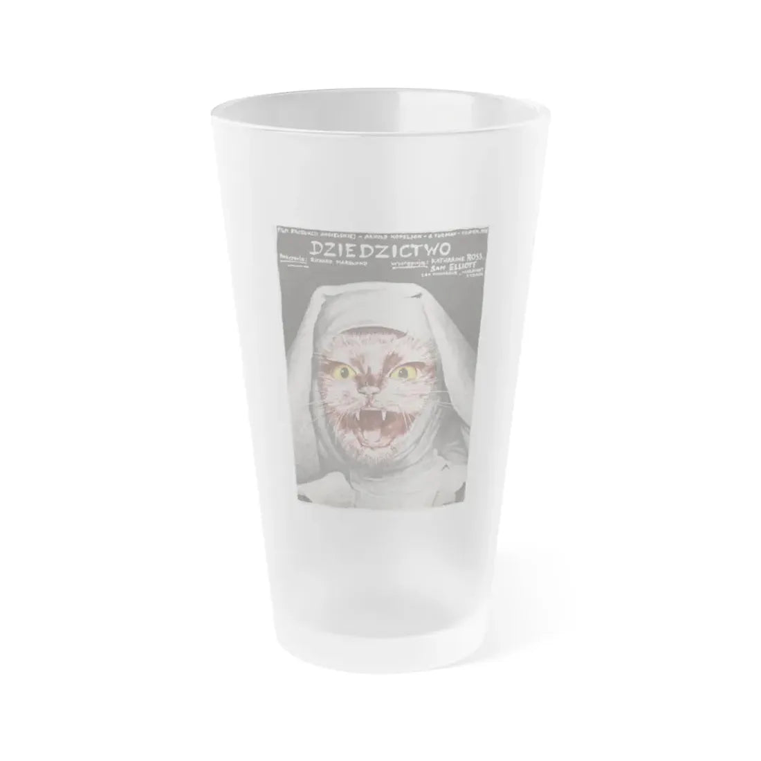 THE LEGACY (POLISH) 1978 Movie Poster - Frosted Pint Glass 16oz 16oz Frosted - Go Mug Yourself