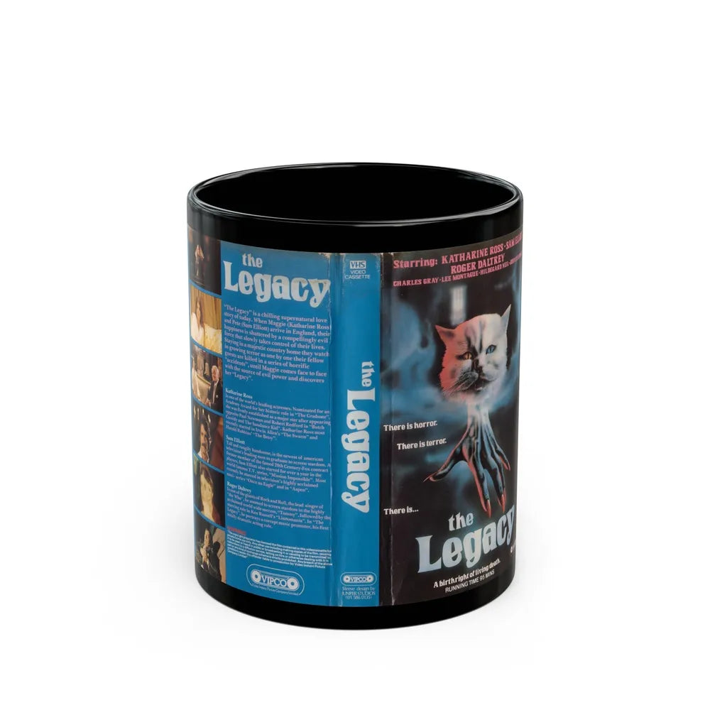 THE LEGACY (VHS COVER) - Black Coffee Mug-11oz-Go Mug Yourself