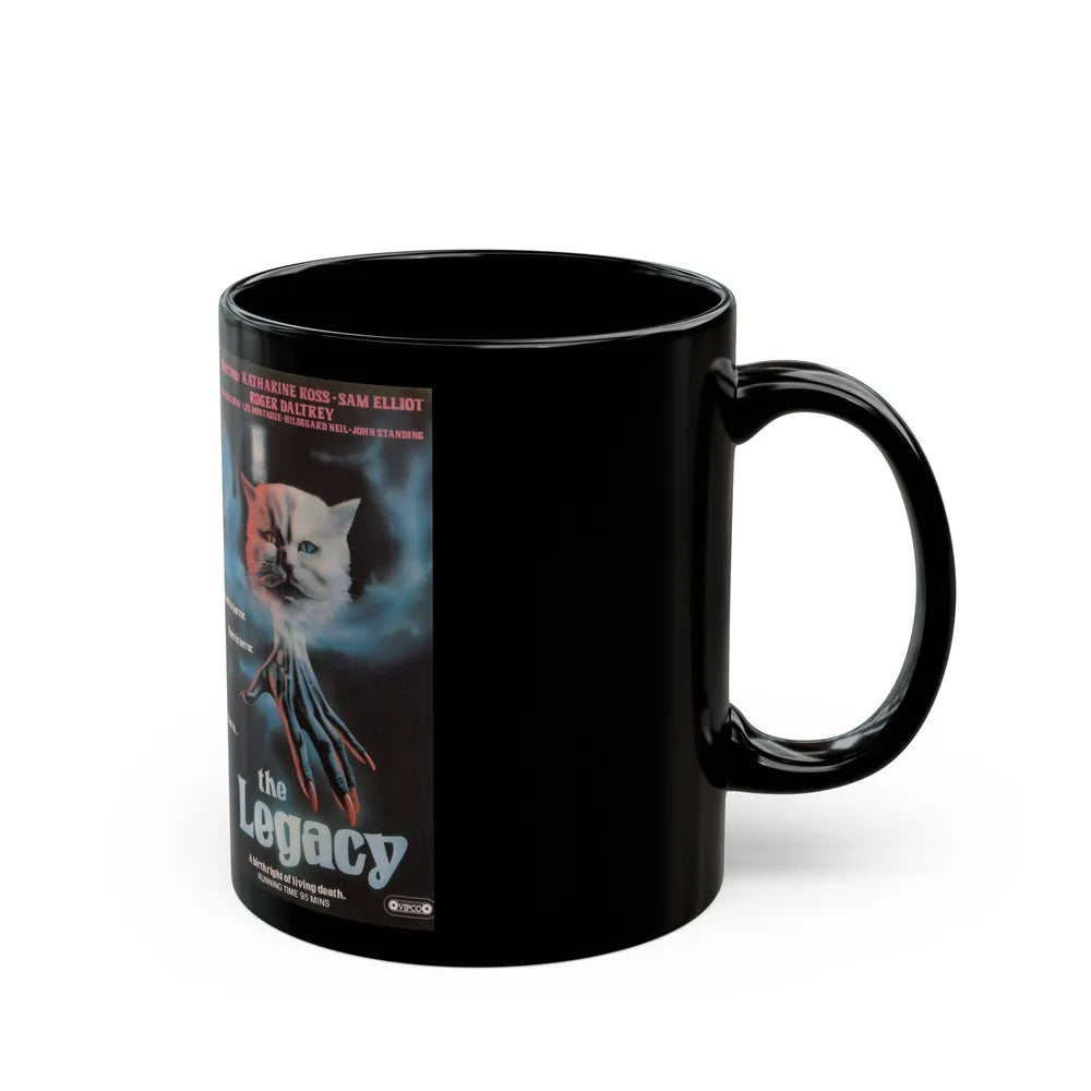 THE LEGACY (VHS COVER) - Black Coffee Mug-Go Mug Yourself