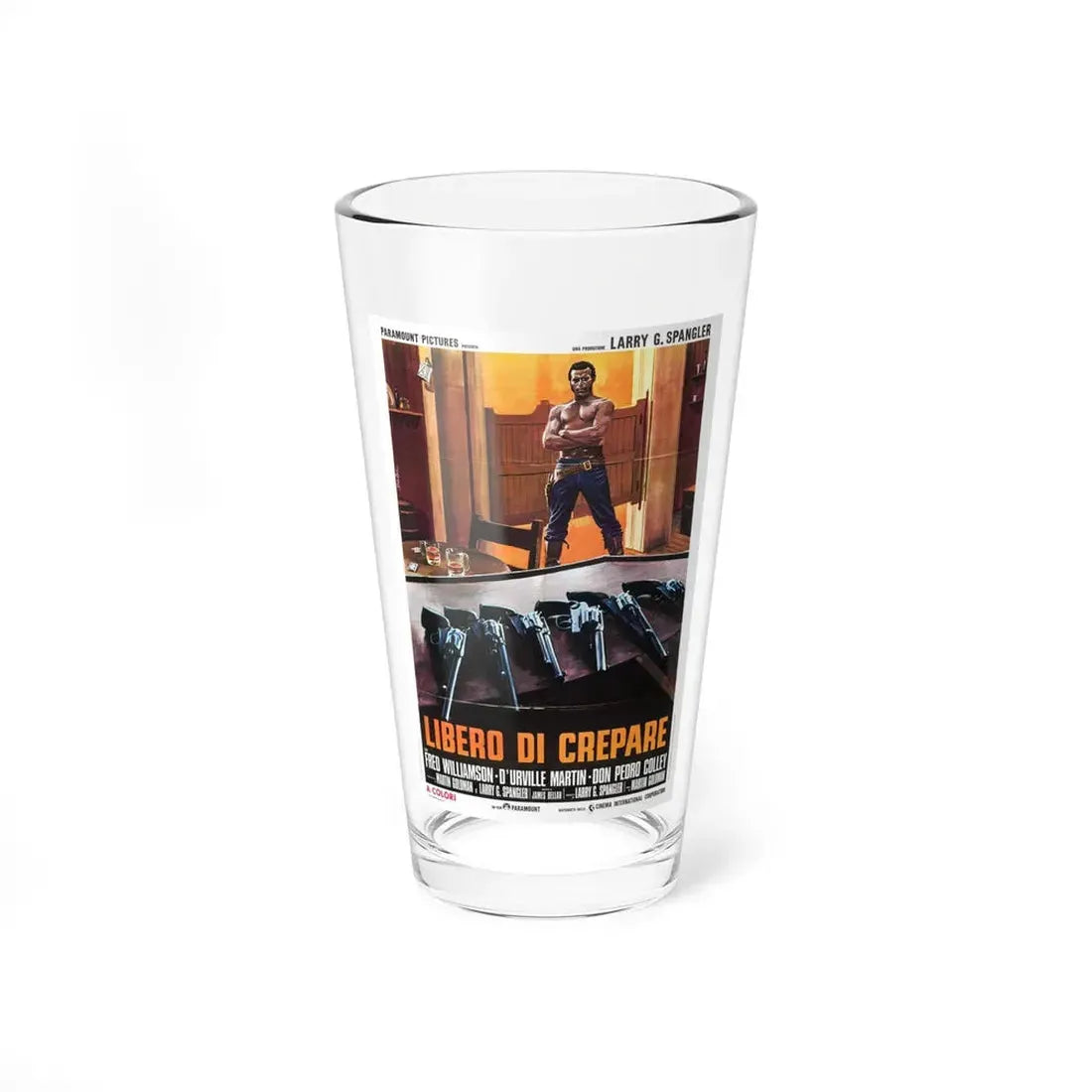 THE LEGEND OF NIGGER CHARLEY (3) 1972 Movie Poster - Pint Glass 16oz 16oz - Go Mug Yourself