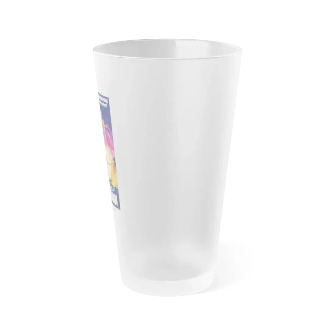 THE LEGEND OF THE WOLF WOMAN 1976 Movie Poster - Frosted Pint Glass 16oz - Go Mug Yourself
