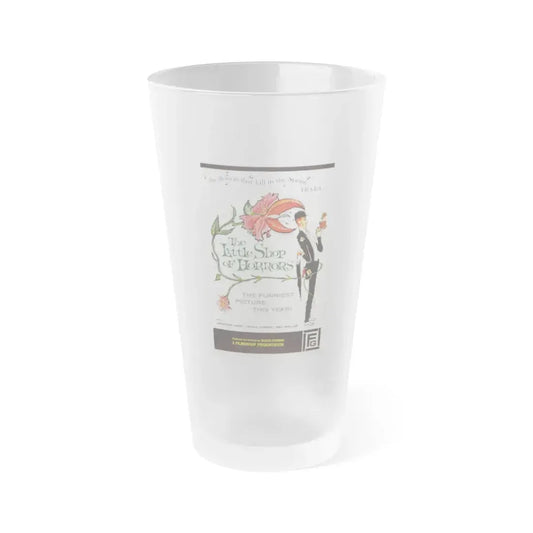 THE LITTLE SHOP OF HORRORS 1986 Movie Poster - Frosted Pint Glass 16oz 16oz Frosted - Go Mug Yourself