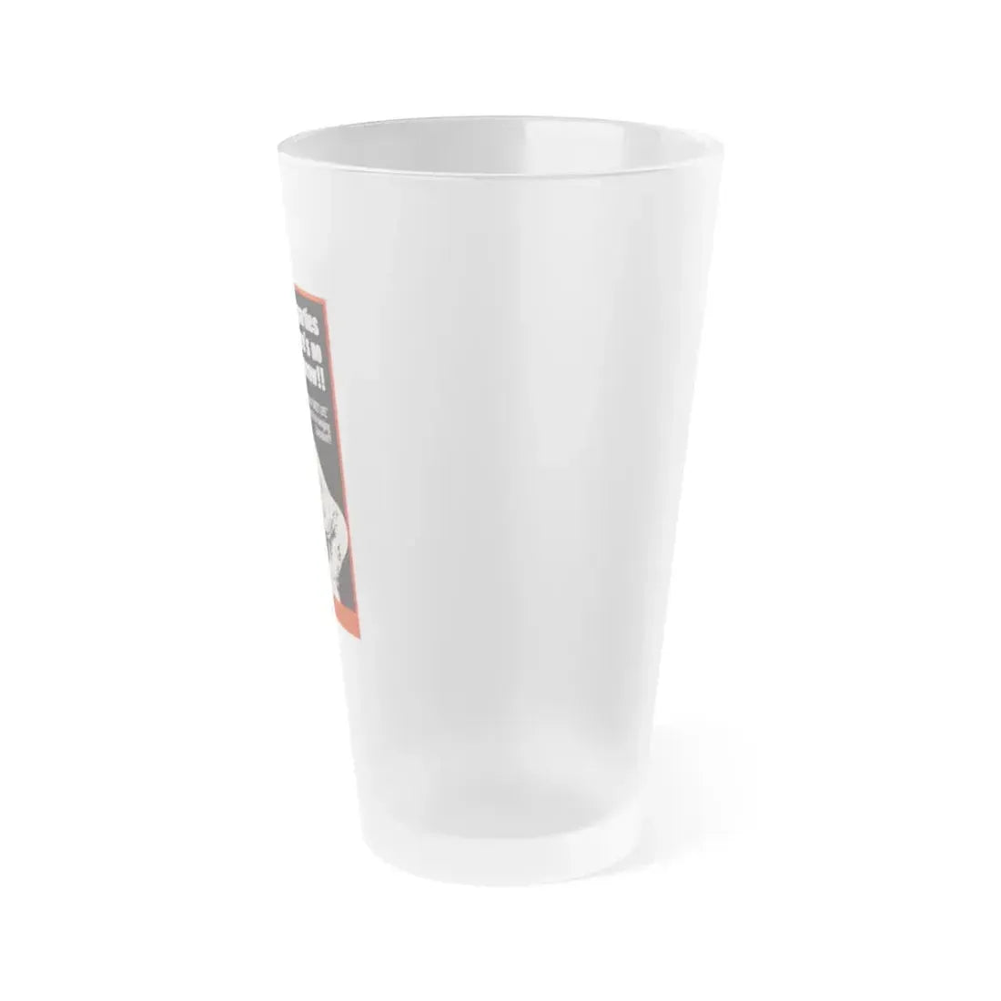 THE LOVE FEAST 1969 Movie Poster - Frosted Pint Glass 16oz - Go Mug Yourself