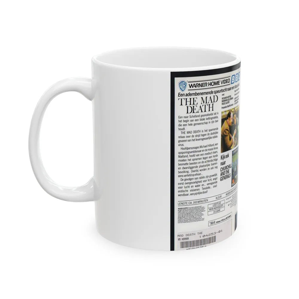 THE MAD DEATH (VHS COVER) - White Coffee Mug-Go Mug Yourself