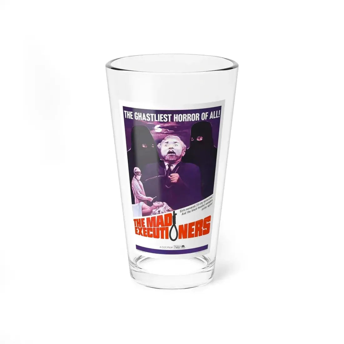 THE MAD EXECUTIONERS 1963 Movie Poster - Pint Glass 16oz 16oz - Go Mug Yourself