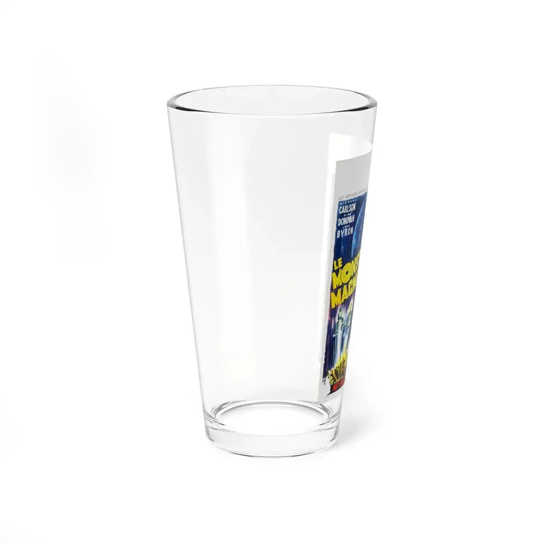 THE MAGNETIC MONSTER (BELGIAN) 1953 Movie Poster - Pint Glass 16oz - Go Mug Yourself