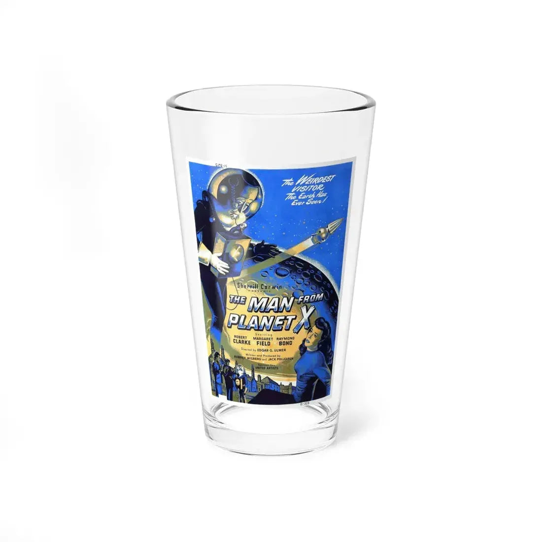THE MAN FROM PLANET X (2) 1951 Movie Poster - Pint Glass 16oz 16oz - Go Mug Yourself
