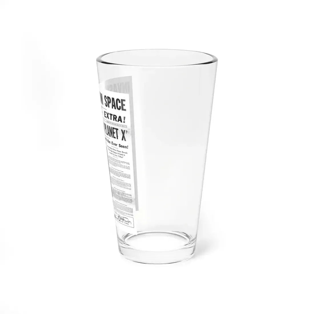 THE MAN FROM PLANET X (TEASER) 1951 Movie Poster - Pint Glass 16oz - Go Mug Yourself