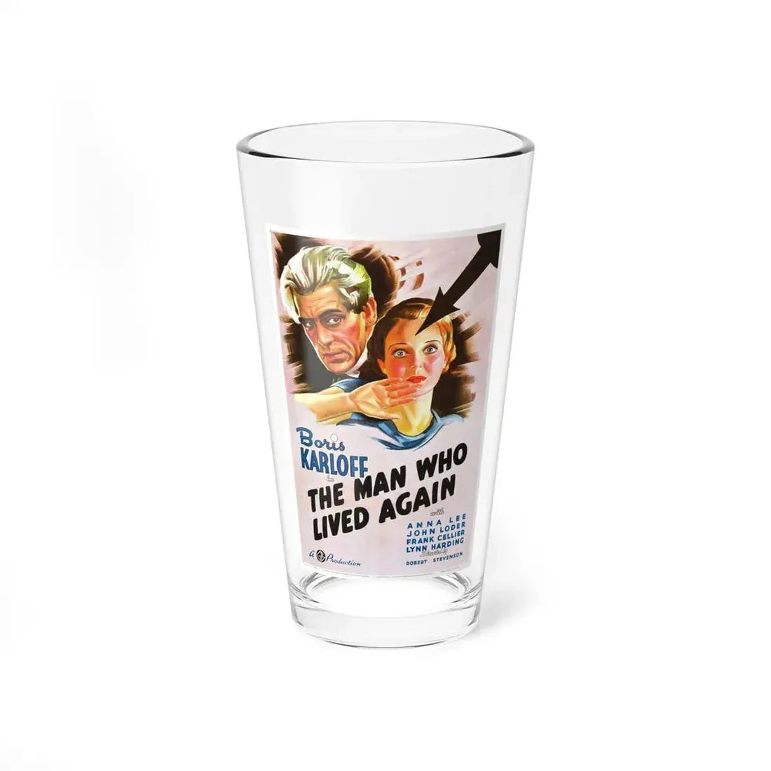 THE MAN WHO LIVED AGAIN 1936 Movie Poster - Pint Glass 16oz 16oz - Go Mug Yourself