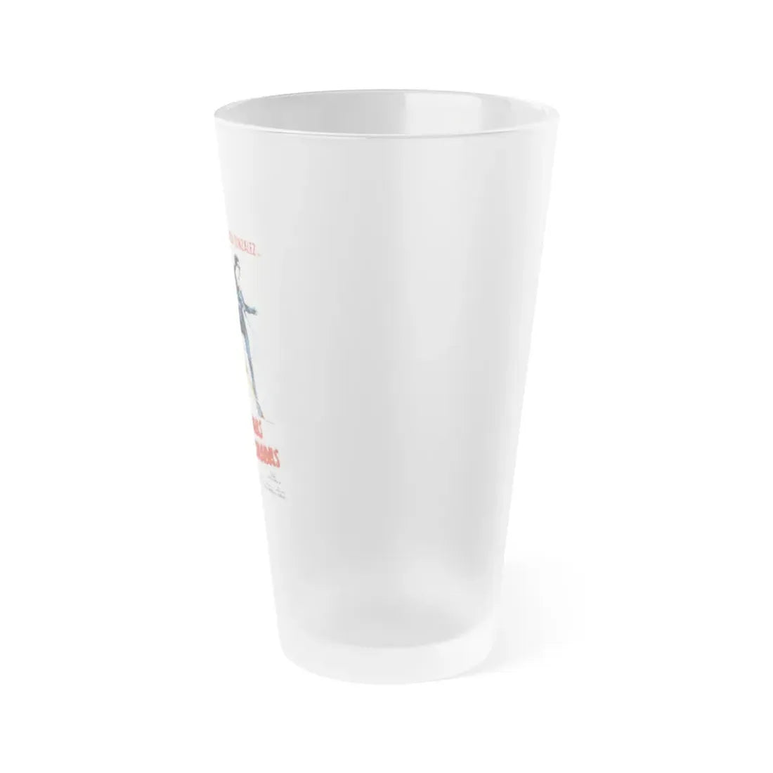 THE MASKED AVENGERS 1981 Movie Poster - Frosted Pint Glass 16oz - Go Mug Yourself