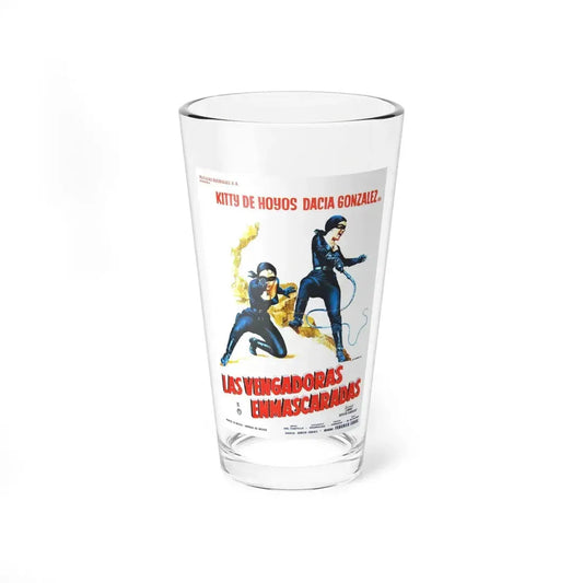 THE MASKED AVENGERS 1981 Movie Poster - Pint Glass 16oz 16oz - Go Mug Yourself