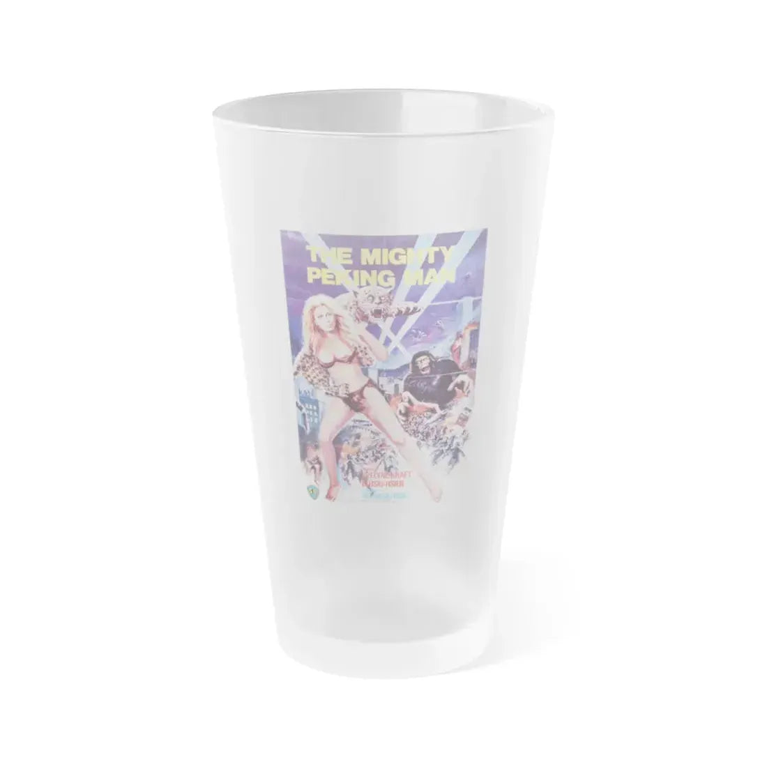 THE MIGHTY PEKING MAN (2) 1977 Movie Poster - Frosted Pint Glass 16oz 16oz Frosted - Go Mug Yourself