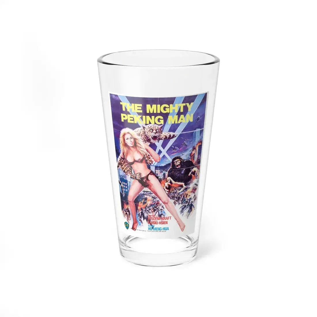 THE MIGHTY PEKING MAN (2) 1977 Movie Poster - Pint Glass 16oz 16oz - Go Mug Yourself