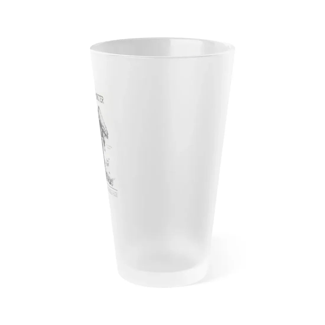 THE MILPITAS MONSTER 1976 Movie Poster - Frosted Pint Glass 16oz - Go Mug Yourself