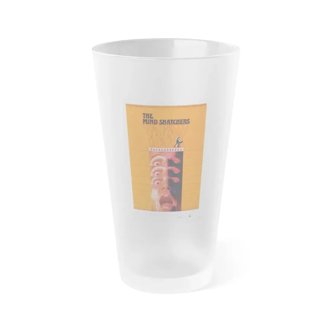 THE MIND SNATCHERS 1972 Movie Poster - Frosted Pint Glass 16oz 16oz Frosted - Go Mug Yourself