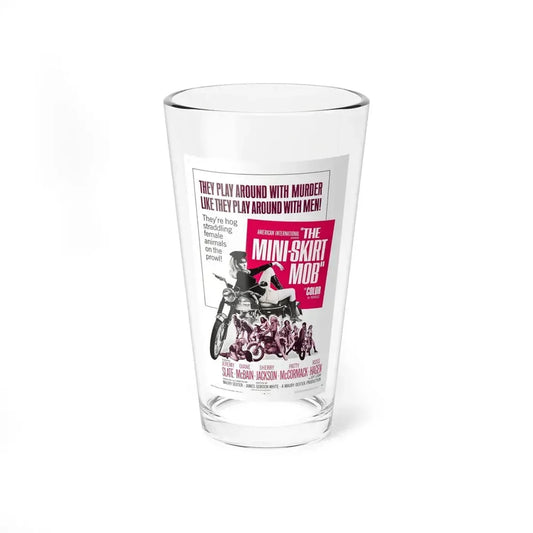 THE MINISKIRT MOB 1968 Movie Poster - Pint Glass 16oz 16oz - Go Mug Yourself