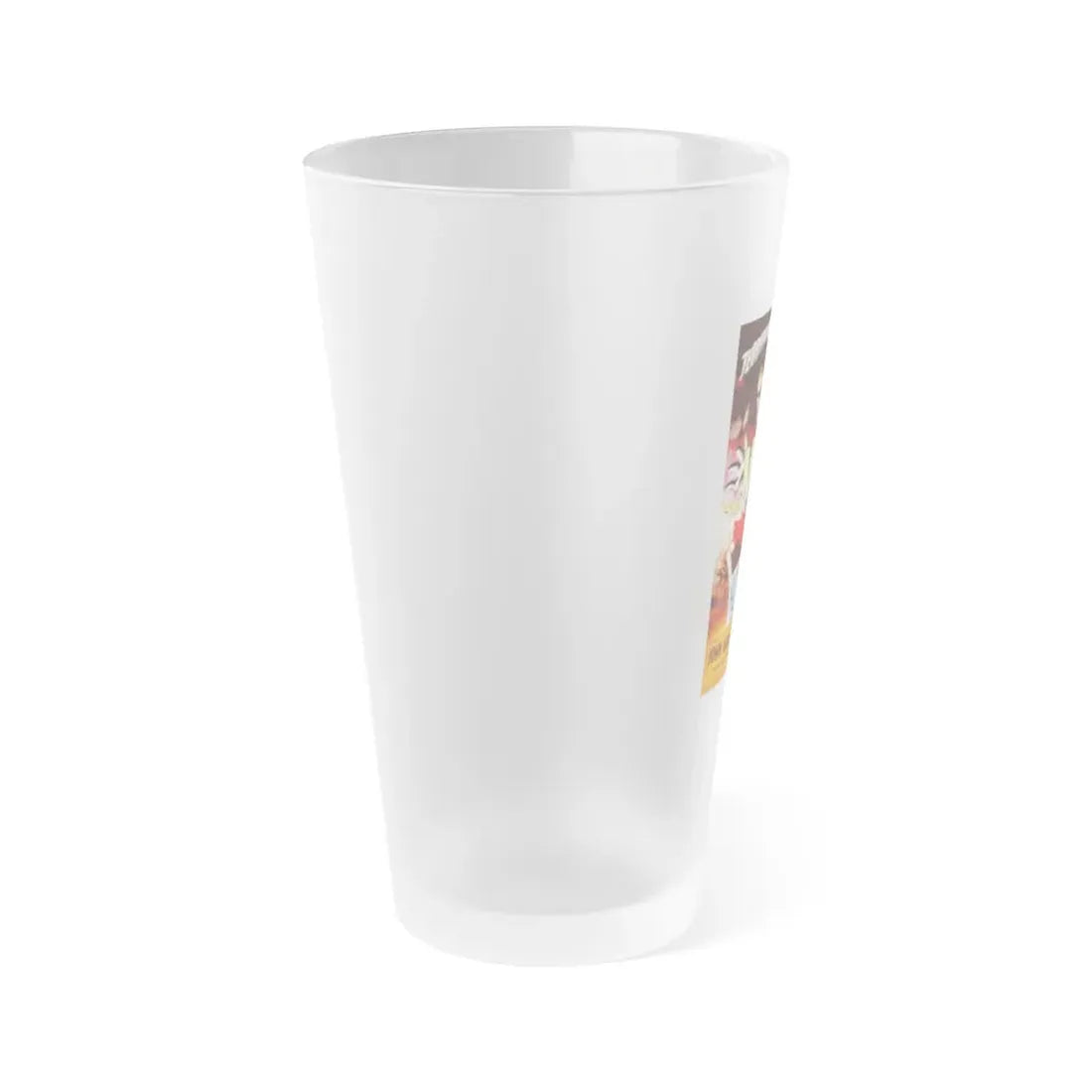 THE MOLE PEOPLE 1956 Movie Poster - Frosted Pint Glass 16oz - Go Mug Yourself