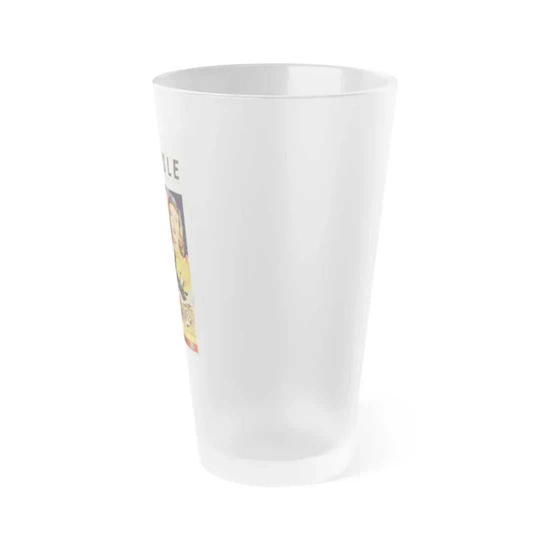 THE MONOLITH MONSTERS (BELGIAN) 1957 Movie Poster - Frosted Pint Glass 16oz - Go Mug Yourself