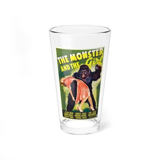 THE MONSTER AND THE GIRL 1941 Movie Poster - Pint Glass 16oz 16oz - Go Mug Yourself