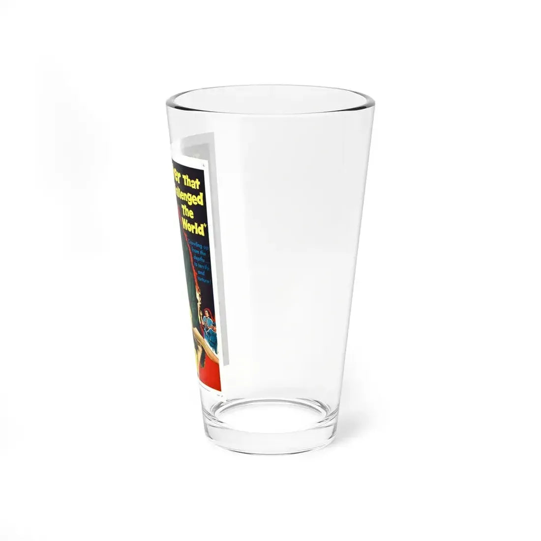 THE MONSTER THAT CHALLENGED THE WORLD 1957 Movie Poster - Pint Glass 16oz - Go Mug Yourself