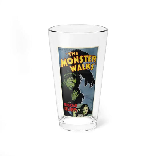 THE MONSTER WALKS 1932 Movie Poster - Pint Glass 16oz 16oz - Go Mug Yourself