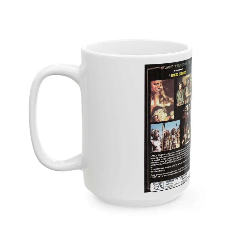 THE NAKED COUNTRY (VHS COVER) - White Coffee Mug-Go Mug Yourself