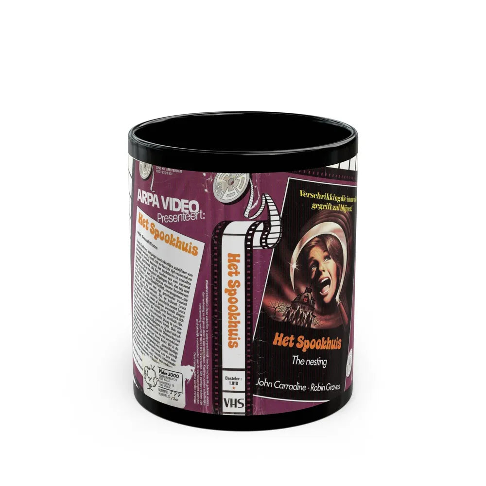 THE NESTING GERMAN (VHS COVER) - Black Coffee Mug-11oz-Go Mug Yourself