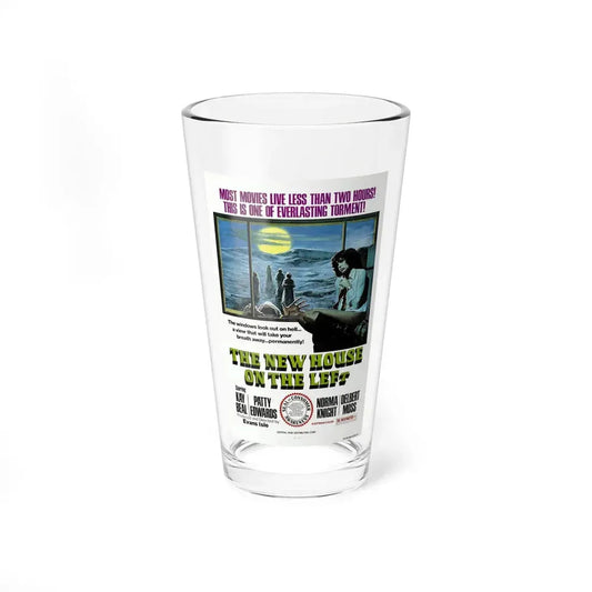 THE NEW HOUSE ON THE LEFT (NIGHT TRAIN MURDERS) 1975 Movie Poster - Pint Glass 16oz 16oz - Go Mug Yourself