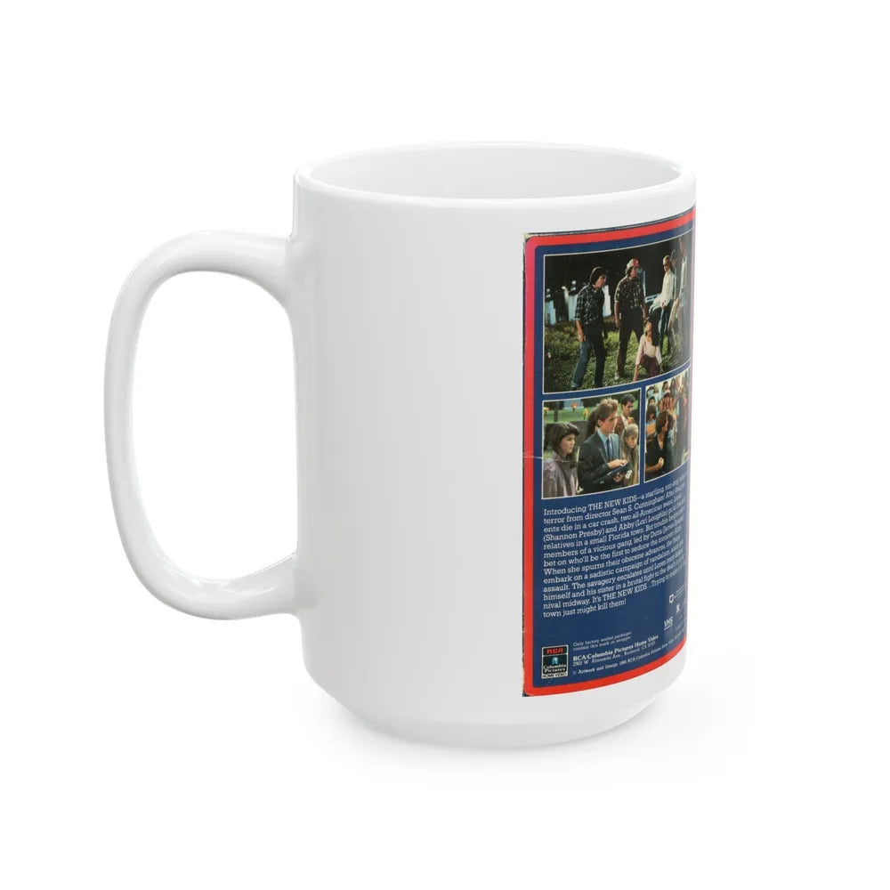 THE NEW KIDS (VHS COVER) - White Coffee Mug-Go Mug Yourself