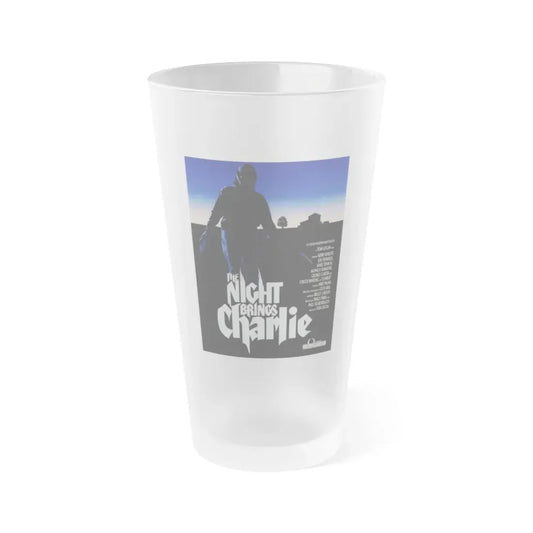 THE NIGHT BRINGS CHARLIE 1990 Movie Poster - Frosted Pint Glass 16oz Default Title - Go Mug Yourself