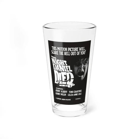 THE NIGHT DANIEL DIED (BLOOD STALKERS) 1976 Movie Poster - Pint Glass 16oz 16oz - Go Mug Yourself