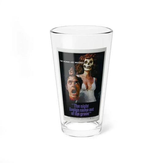 THE NIGHT EVELYN CAME OUT OF THE GRAVE 1971 Movie Poster - Pint Glass 16oz 16oz - Go Mug Yourself